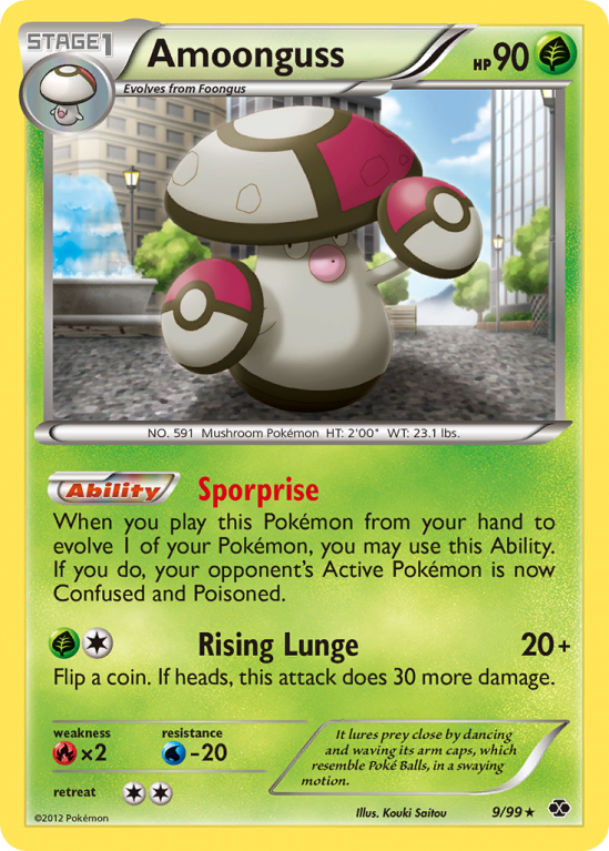 Amoonguss 9/99 Black & White Next Destinies