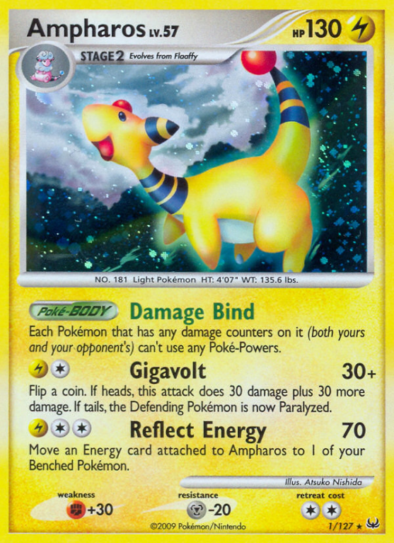 Ampharos 1/127 Platinum Platinum