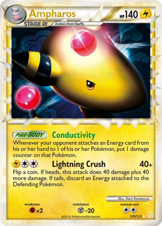 Ampharos 105/123 HeartGold & SoulSilver HeartGold & SoulSilver