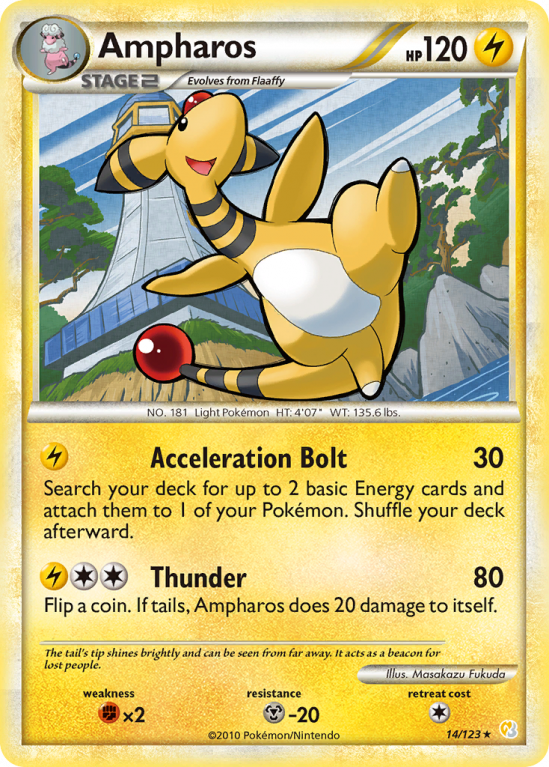 Ampharos 14/123 HeartGold & SoulSilver HeartGold & SoulSilver