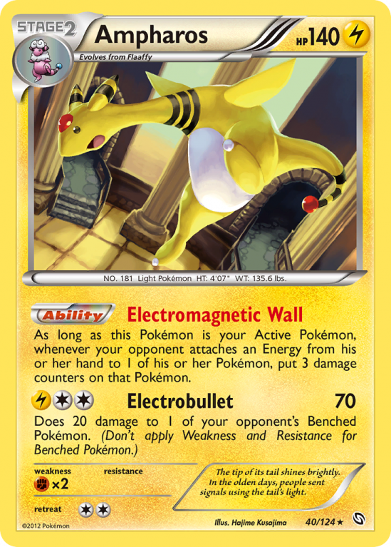 Ampharos 40/124 Black & White Dragons Exalted