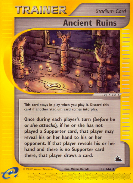 Ancient Ruins 119/182 E-Card Skyridge