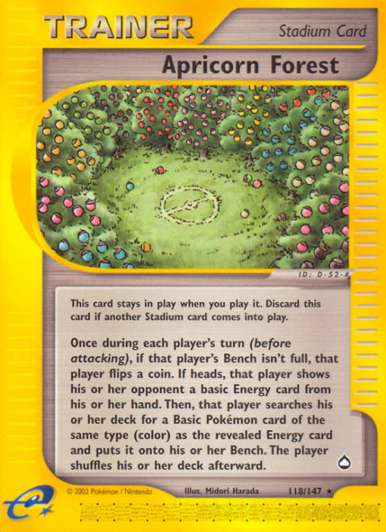 Apricorn Forest 118/186 E-Card Aquapolis