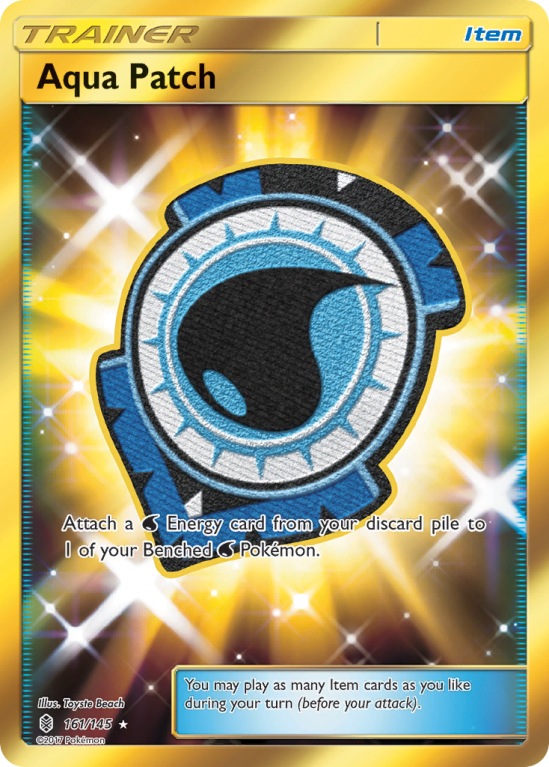 Aqua Patch 161/145 Sun & Moon Guardians Rising