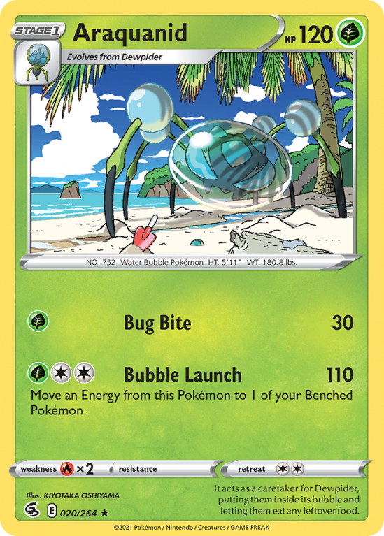 Araquanid 20/264 Sword & Shield Fusion Strike
