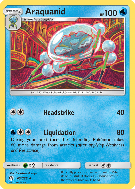 Araquanid 65/236 Sun & Moon Cosmic Eclipse