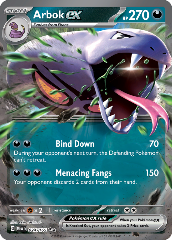 Arbok ex 24/165 Scarlet & Violet 151