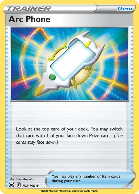 Arc Phone 152/196 Sword & Shield Lost Origin