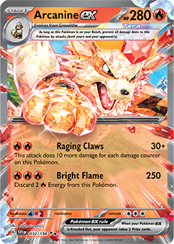 Arcanine ex 32/198 Scarlet & Violet Scarlet & Violet