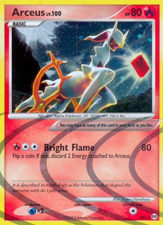 Arceus AR3/99 Platinum Arceus
