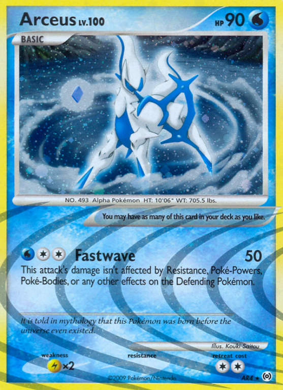 Arceus AR4/99 Platinum Arceus
