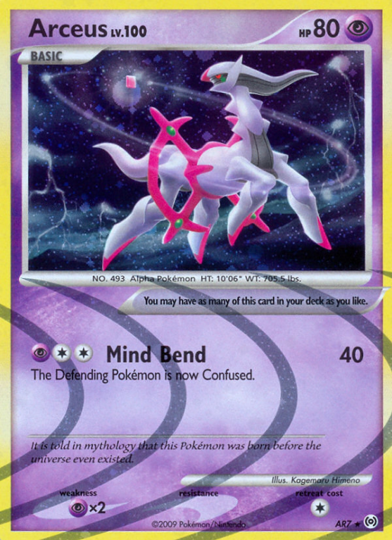 Arceus AR7/99 Platinum Arceus
