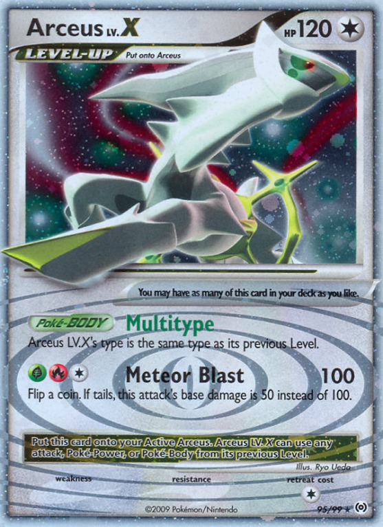 Arceus LV.X 95/99 Platinum Arceus