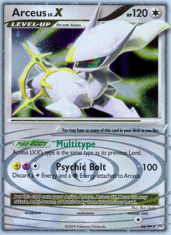Arceus LV.X 96/99 Platinum Arceus