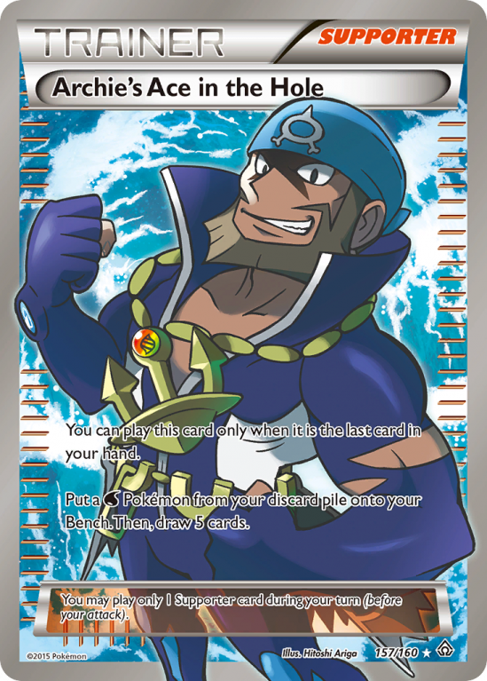 Archie's Ace in the Hole 157/160 XY Primal Clash