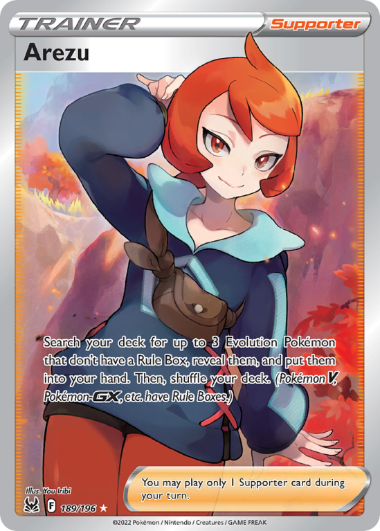 Arezu 189/196 Sword & Shield Lost Origin