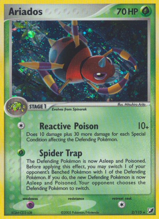 Ariados 2/115 EX Unseen Forces