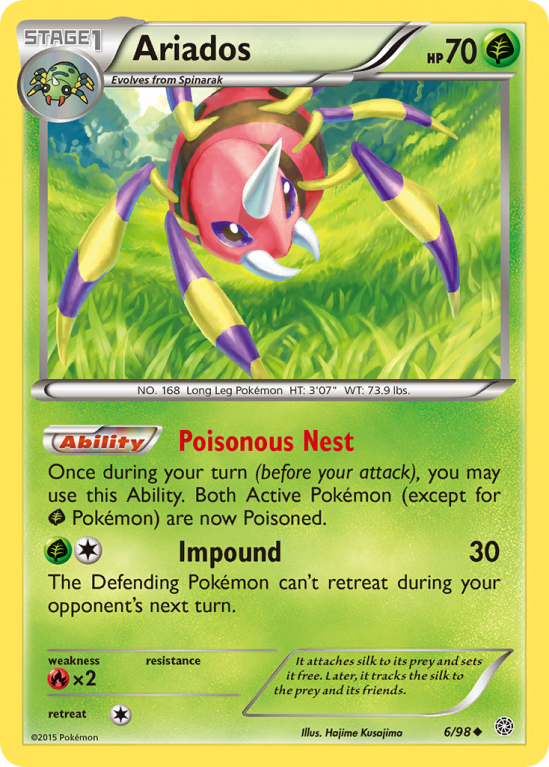 Ariados 6/98 XY Ancient Origins