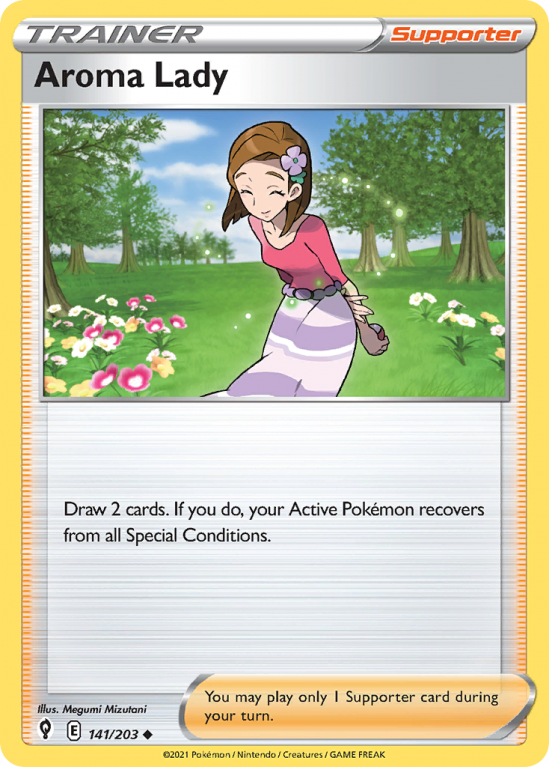 Aroma Lady 141/203 Sword & Shield Evolving Skies