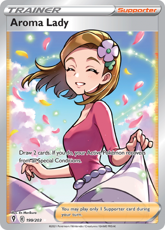 Aroma Lady 199/203 Sword & Shield Evolving Skies