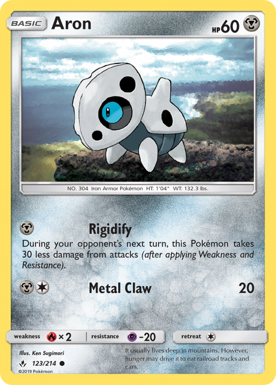 Aron 123/214 Sun & Moon Unbroken Bonds