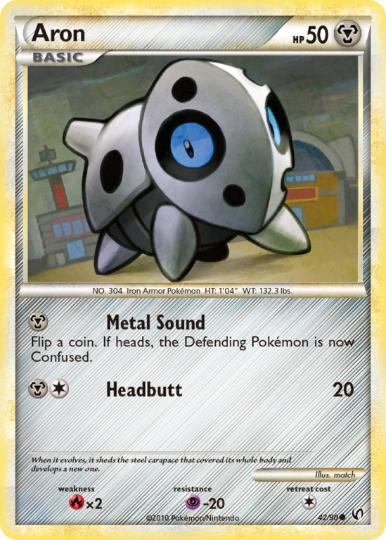 Aron 42/90 HeartGold & SoulSilver HS—Undaunted