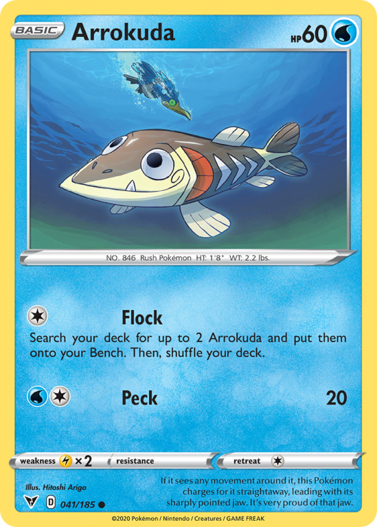 Arrokuda 41/185 Sword & Shield Vivid Voltage