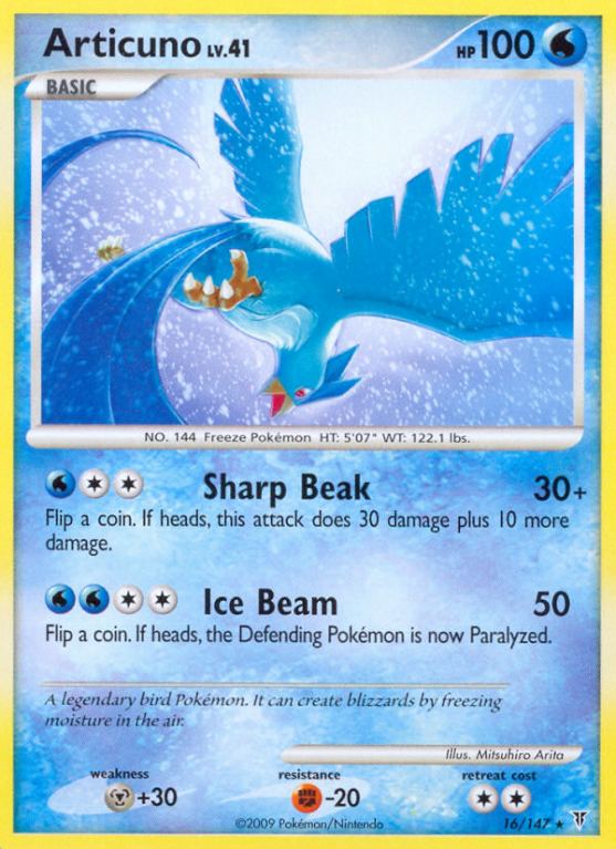 Articuno 16/147 Platinum Supreme Victors