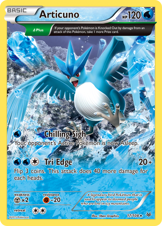 Articuno 17/108 XY Roaring Skies