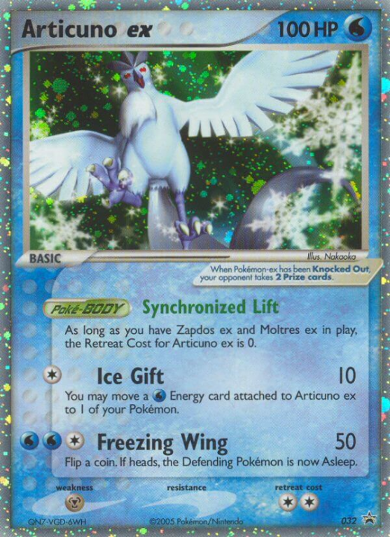 Articuno ex 32/40 NP Nintendo Black Star Promos