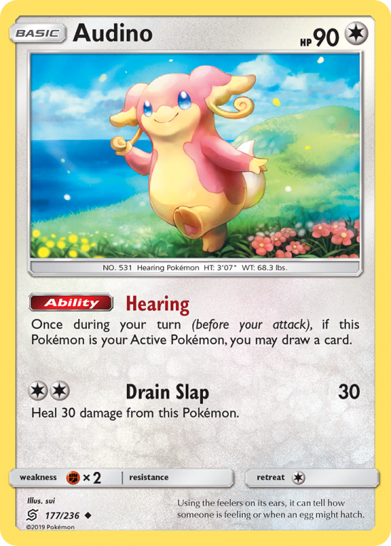 Audino 177/236 Sun & Moon Unified Minds