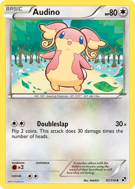Audino 87/114 Black & White Black & White
