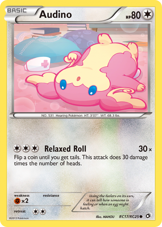 Audino RC17/113 Black & White Legendary Treasures