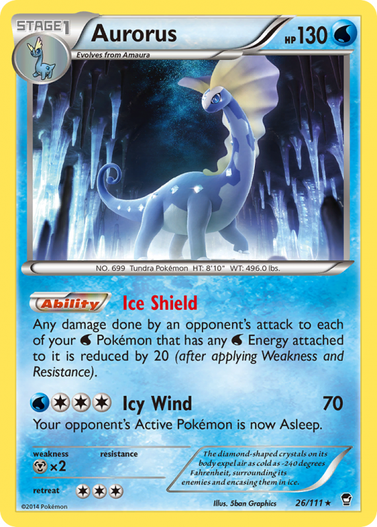 Aurorus 26/111 XY Furious Fists
