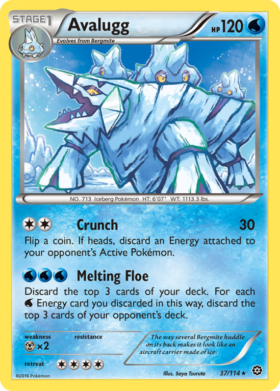 Avalugg 37/114 XY Steam Siege