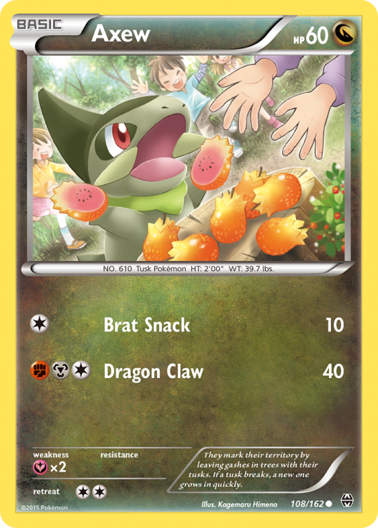 Axew 108/162 XY BREAKthrough