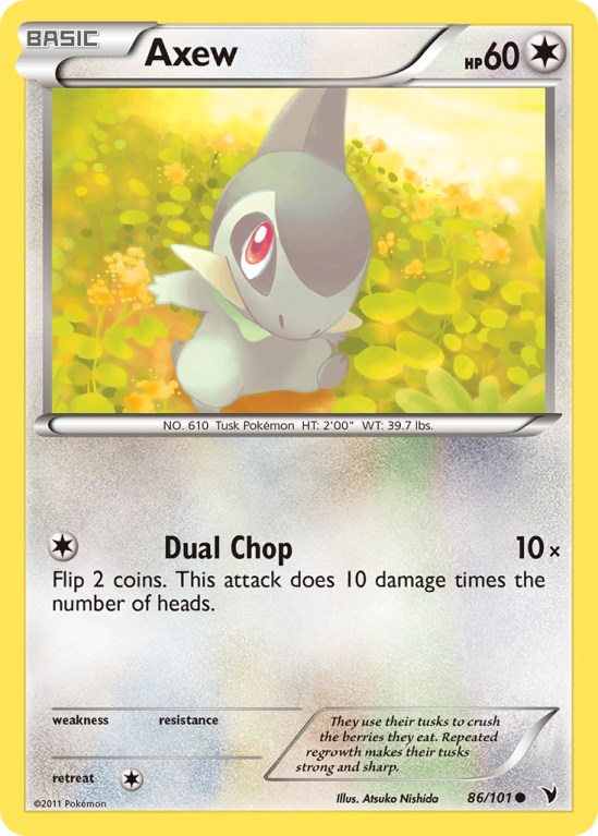 Axew 86/101 Black & White Noble Victories