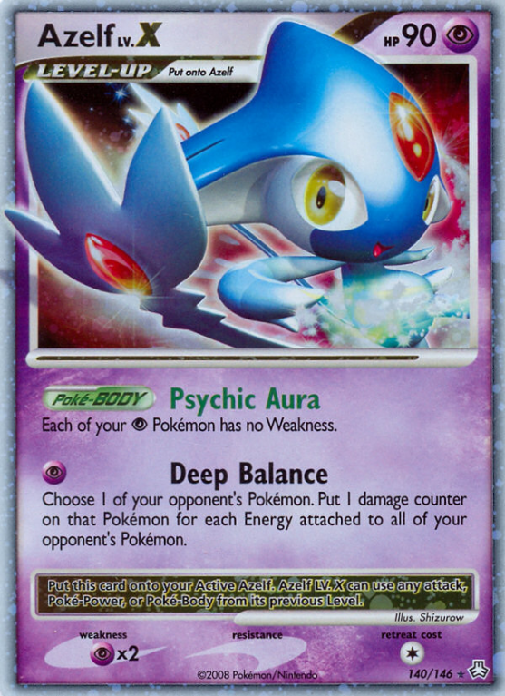 Azelf LV.X 140/146 Diamond & Pearl Legends Awakened