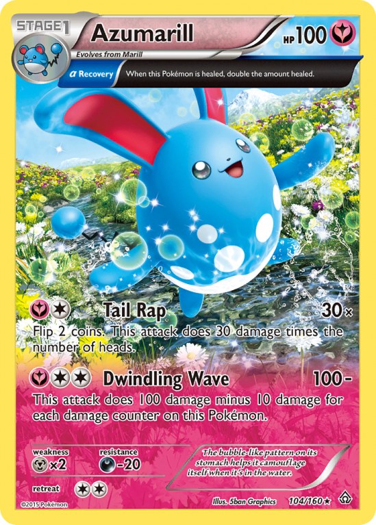 Azumarill 104/160 XY Primal Clash