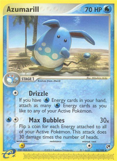 Azumarill 30/100 EX Sandstorm