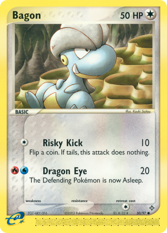 Bagon 50/97 EX Dragon