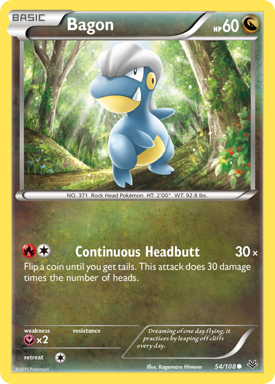 Bagon 54/108 XY Roaring Skies