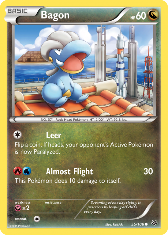 Bagon 55/108 XY Roaring Skies