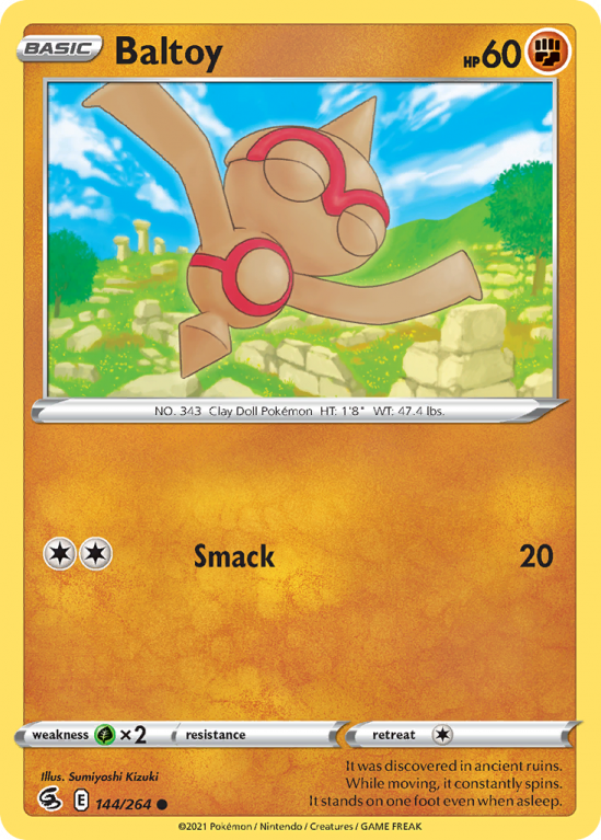 Baltoy 144/264 Sword & Shield Fusion Strike