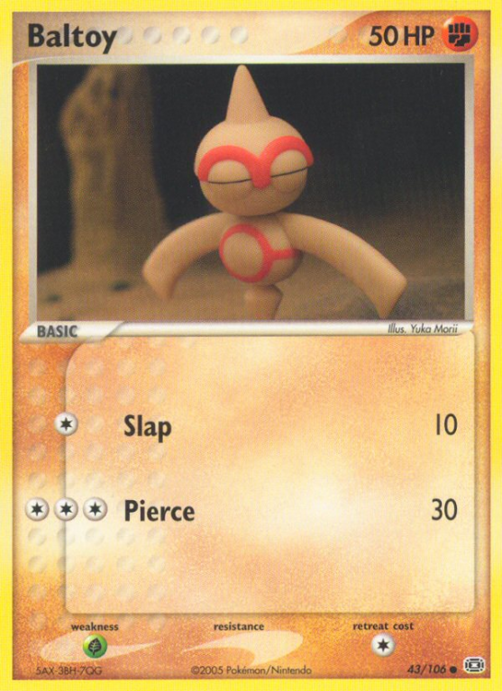 Baltoy 43/106 EX Emerald
