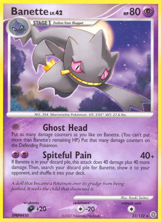 Banette 23/132 Diamond & Pearl Secret Wonders