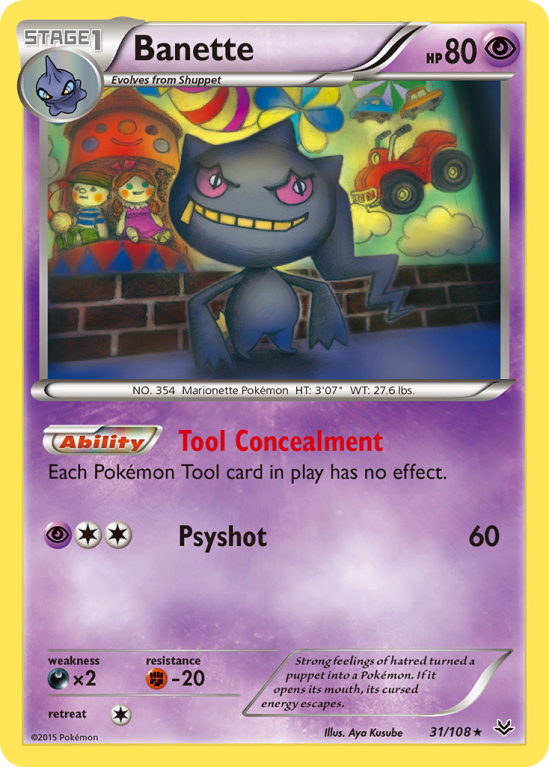 Banette 31/108 XY Roaring Skies