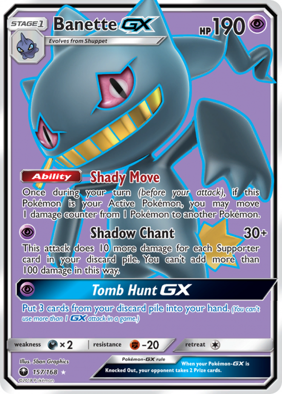 Banette-GX 157/168 Sun & Moon Celestial Storm