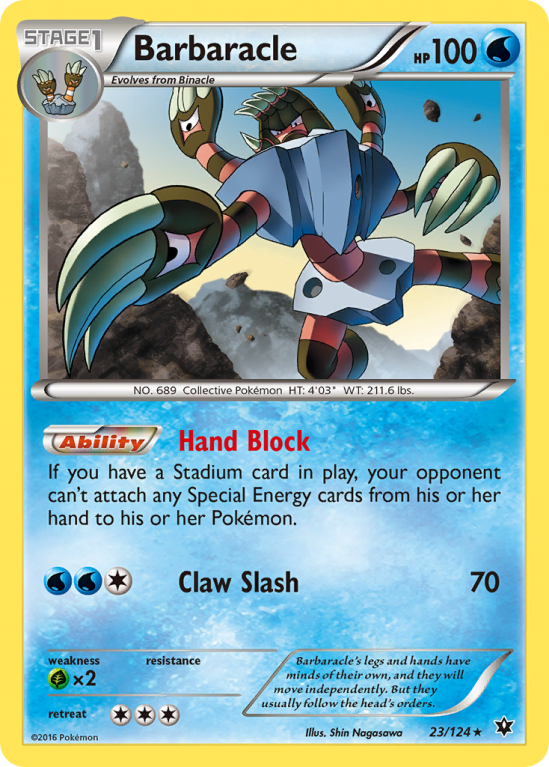 Barbaracle 23/124 XY Fates Collide