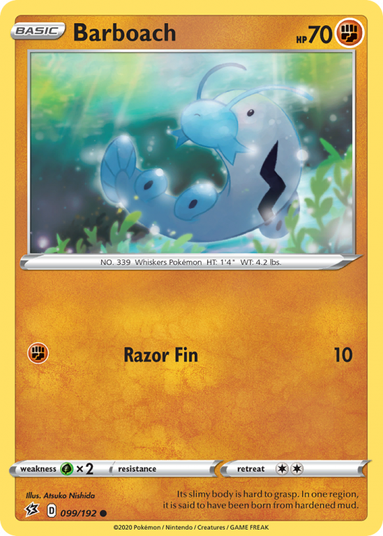 Barboach 99/192 Sword & Shield Rebel Clash